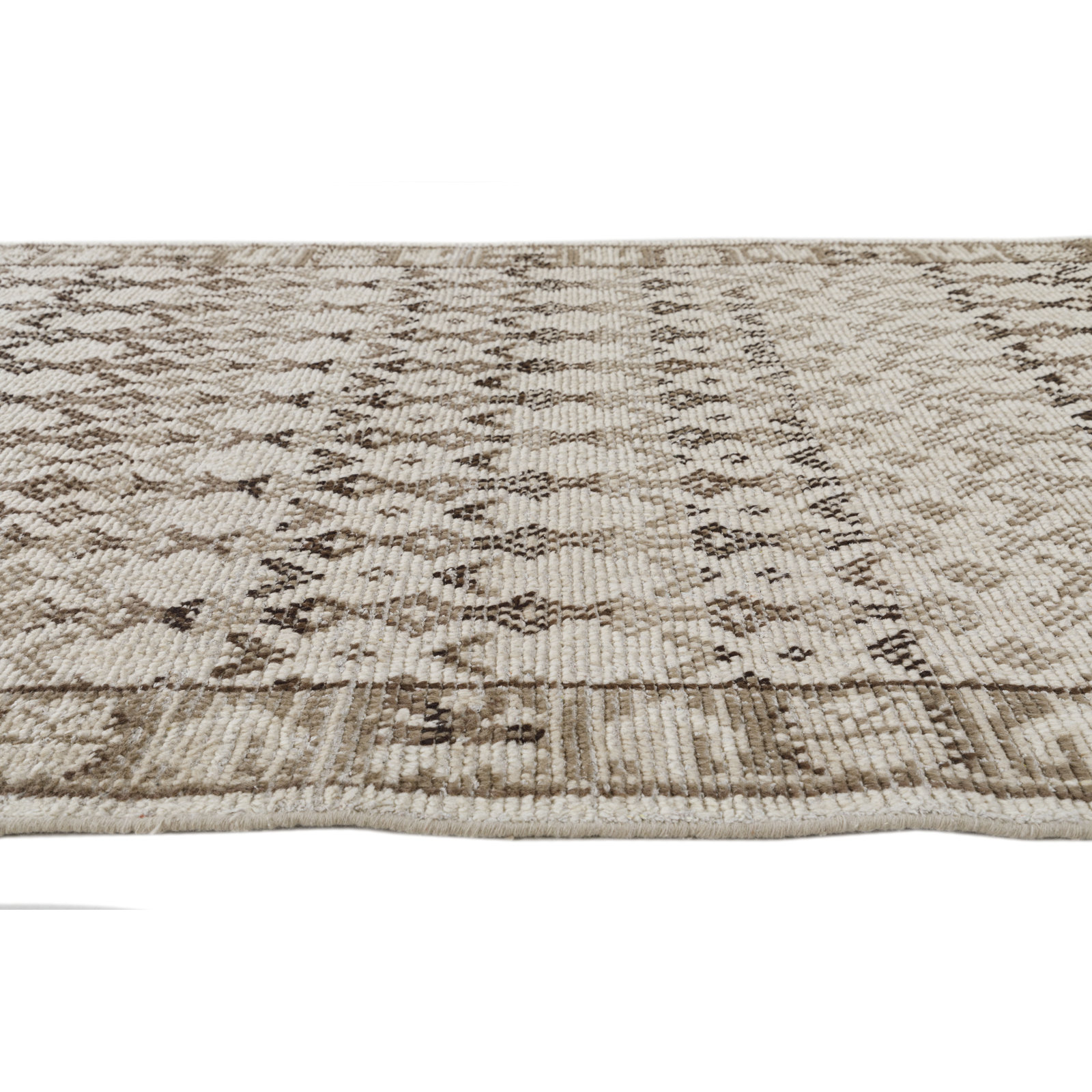 Lennex Hand-Knotted Geometric Wool Rug, Rectangle 3' x 5'