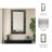  50X30" Livio Pyrite Semi-Precious Stone&Wood Wall Mirror