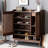 European style storage breathable shoe cabinet