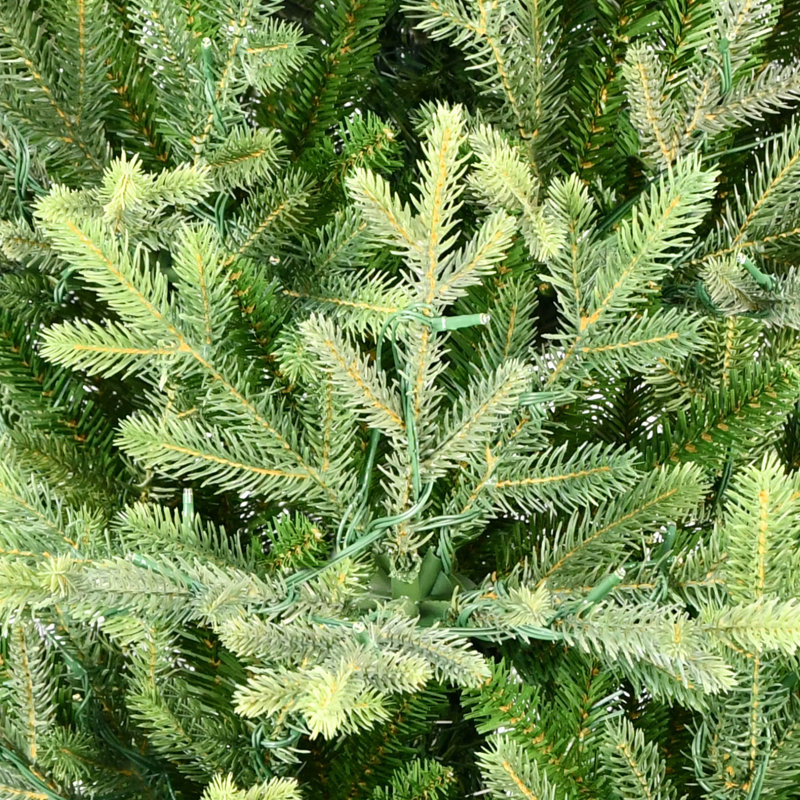 7.5' Pre-lit Miracle Shape Alberta Spruce Artificial Christmas Tree