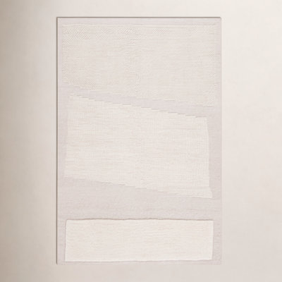 Mullen Ivory Flatweave Wool Rug
