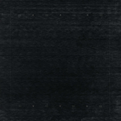 Tapis contemporain noir