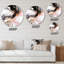 Abstract Wall Decor on Metal-88599608
