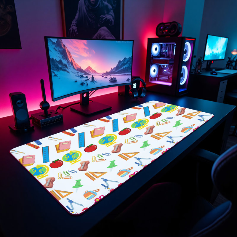 Polyester Desk Pad, 31.5x15.5