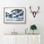 Grey Wolf in a Winter Forest - Picture Frame Graphic Art Print-56713208-56713209