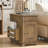 U-Can Vintage End Table Flip Top Side Table With USB Ports, One Multifunctional Drawer With Cup Holders, Sofa Couch Table With Bookshelf For Living Room And Small Space-2018148084