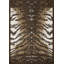 Tapis brun à imprimé 3D en cuir de vache Ferrara-1215160314-1215527024