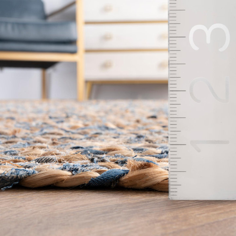 Woodbury Cotton Hand Woven Area Rug, Runner 76 x 244cm