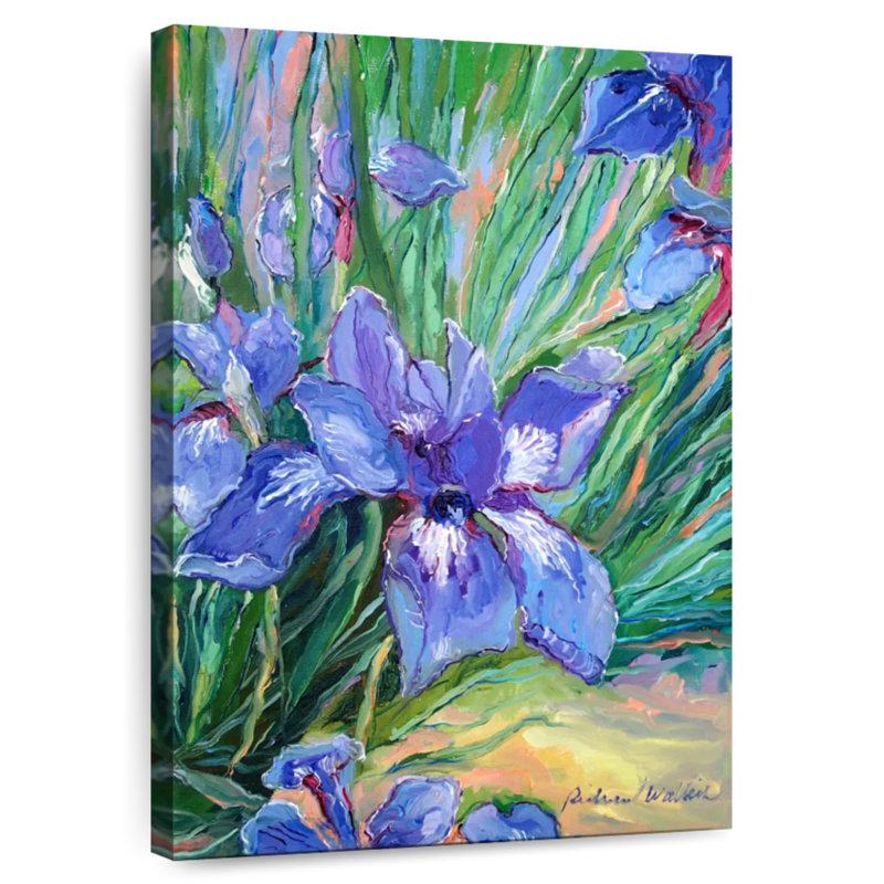 Harnek Iris Fleurs II, H 12 po x l 8 po