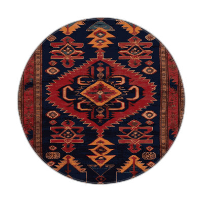 Persian Brown Indoor and Outdoor Area Rug
