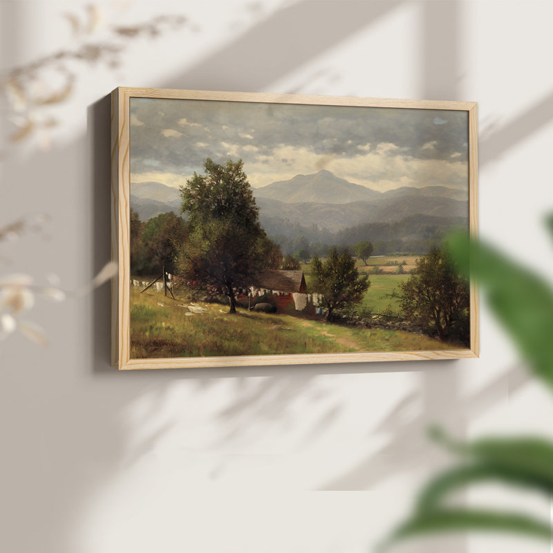 Paysages rétro-CCII - reproduction encadrée, H 8 po x l 10 po, Naturel