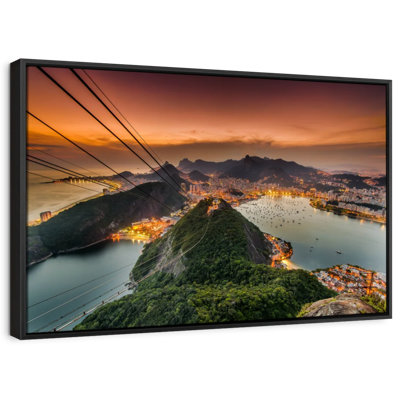 «Rio De Janeiro At Dusk», reproduction sur toile
