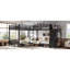 Lits jumeaux quadruples avec rangement, structure en MDF et métal, style moderne et gain d'espace pour la maison