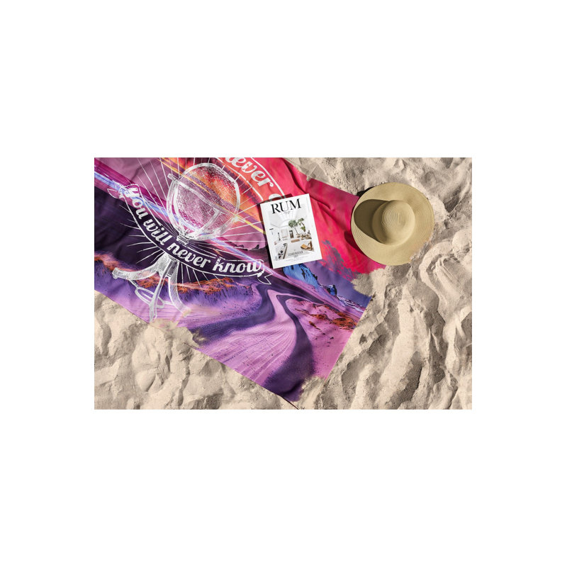 Extra Large Beach Towel, Microfilament Fabric, 27.6 x 51.2 inches | 70% Polyester / 30% Polyamide, Quick-Dry & Lightweight | Perfect for Beach, Pool, or Picnic, Soft & Absorbent for Ultimate Comfort
