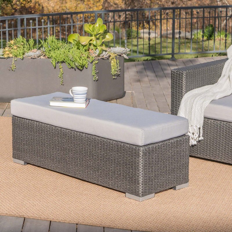 Banc pour patio, Gris