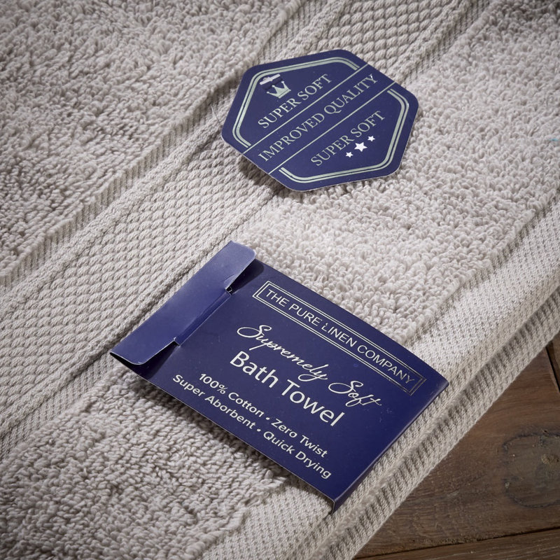 Luxury Zero Twist 100% Cotton Bath Sheet, Silver