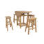 Outdoor Bar Height Dining Set with Cushions
