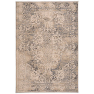 Moldabela Floral Wool 150cm X 80cm Area Rug