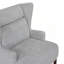 Chaise en chenille à accoudoirs évasés 27,5 po Ferriday-591314287