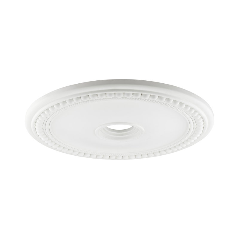 Médaillon Cavandale, H 2,5 po, Blanc
