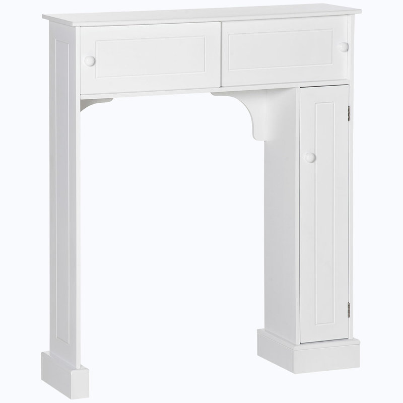 Armoire de rangement au-dessus de la toilette