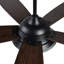 Ventilateur de plafond intelligent intérieur / extérieur de 56 pouces Journey, ensemble d'éclairage à DEL à intensité variable et télécommande, fonctionne avec l'assistant Google, Amazon Alexa et les raccourcis Siri.-400815763-400815762-400815767