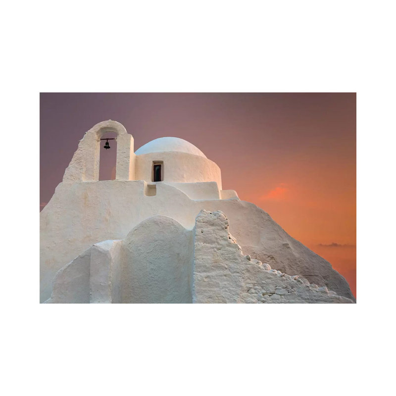 Europe, Greece, Mykonos. Church Of Panagia Paraportiani. by Jaynes Gallery - Wrapped Canvas Print, 66.04 cm H x 45.72 cm W