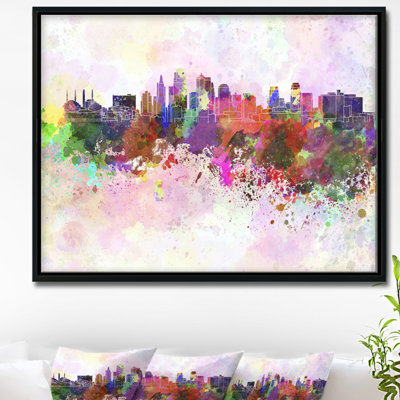 " Kansas City Skyline " Painting Print