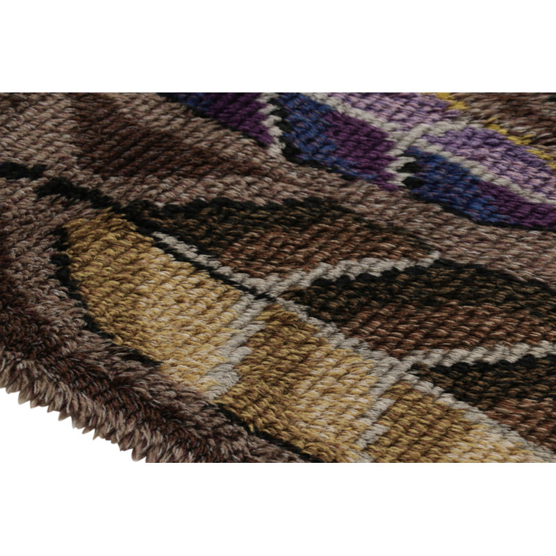Vintage One-of-a-Kind 3'8X5'7 Hand Knotted Area Rug