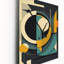 Horloge murale Mid-Century rétro Dimensions I - Mid-Century abstrait-98962651