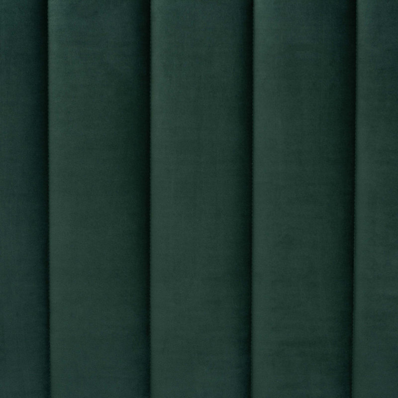 Lit de jour double en velours vert émeraude et métal doré Oksana