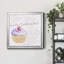 Vanilla Cupcake - cadre photo, art textuel sur toile-1028744472-1028744475