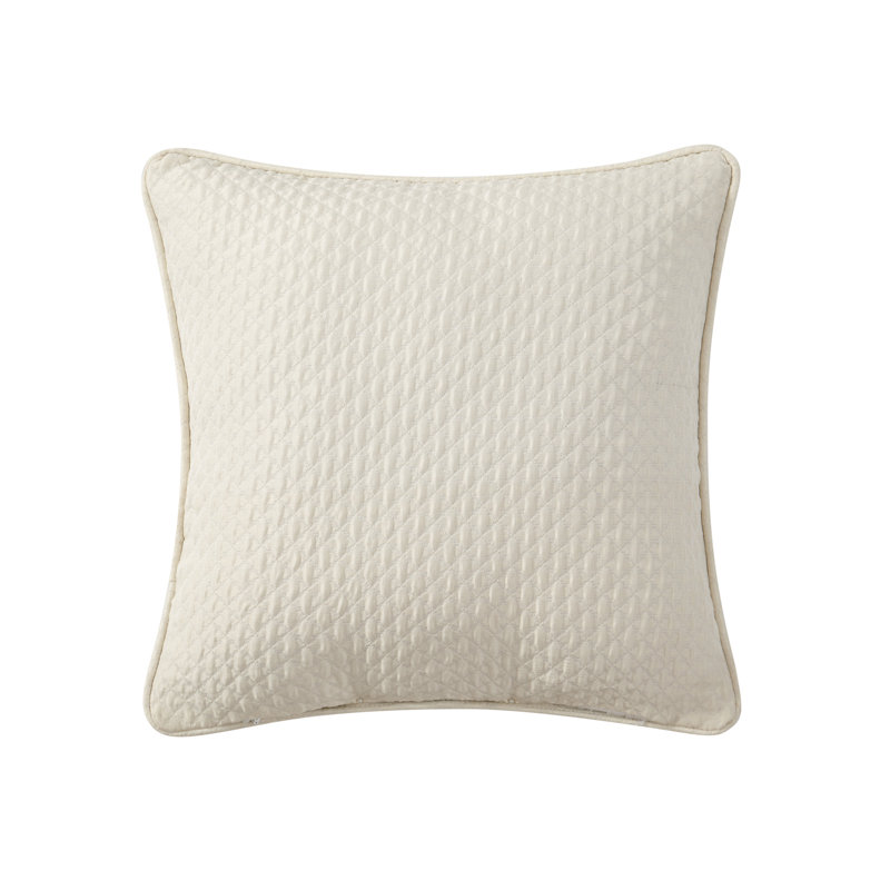 Coussin décoratif gris Lewiston 16 po x 16 po