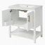 Meuble-lavabo blanc 30 po avec lavabo en céramique-1442934722