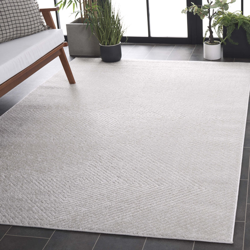 Tapis géométrique Keyona Performance, Rectangle 5 pi 2 po x 7 pi 6 po