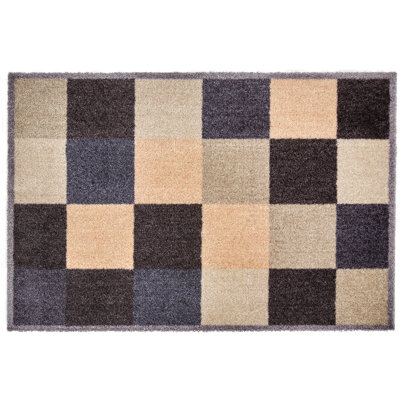 Aretzy Recylon Squares Kitchen Mat