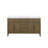 Grey Oak Double Bath Vanity 60 In. W X 22 In. D, With White Quartz Top-117980361