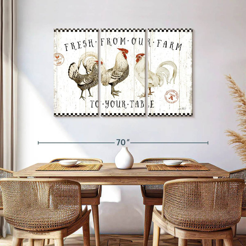 Kema Free Range Fresh I Wall Sign, 36" H x 57" W