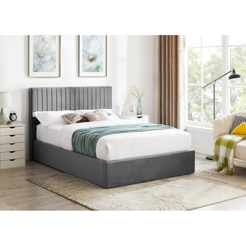 Bellaann Upholstered UK Double - DE 135 X 190 Cm Ottoman Storage Bed