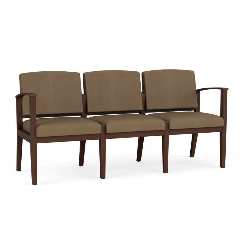 Canapé 3 places, Patriot Plus taupe, Noyer Riftwood