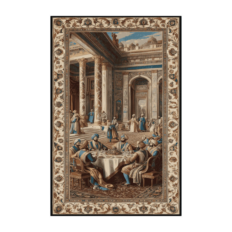 Tapis brun lavable à la machine, Rectangulaire 8 pi x 12 pi