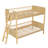 Twin Size Wooden Bunk Bed with 3 Storage Shelves and Reversible Ladder for Kids’ Rooms,Natural-905282149