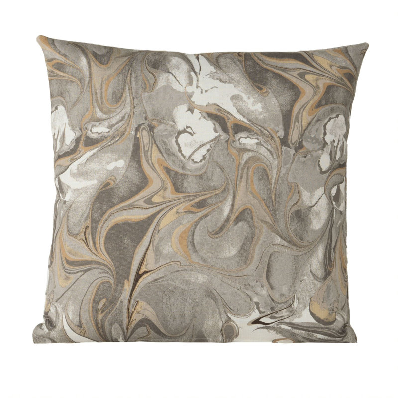 Abstract Reversible Throw Pillow, 16" x 16"