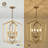 Videl 4 - Light Dimmable Lantern Geometric Chandelier-129277374