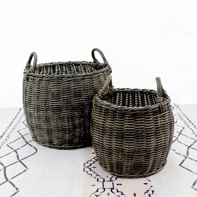 2 tablettes de rangement empilables - plastique gris pour balles de golf 16,17 po X 15,51 po