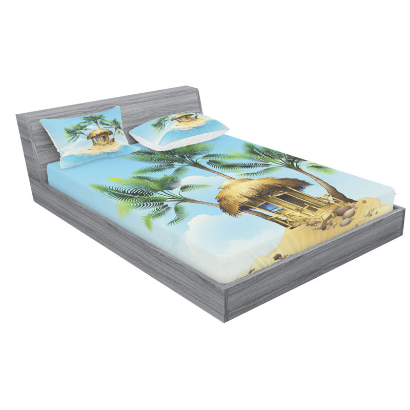 Microfiber Sheet Set, Full Sheet Set with Fitted Sheet