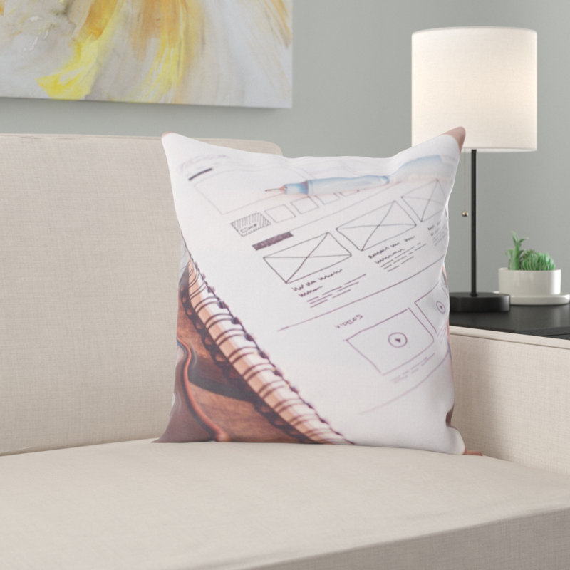 Coussin décoratif flou