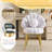 Lemley Shell-Shaped Vanity Chair-1085956871