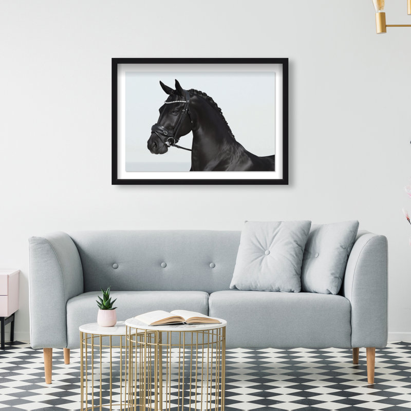 Midnight Majesty II Framed Graphic Art, 21.5"H x 31.5"W, Black Shadowbox