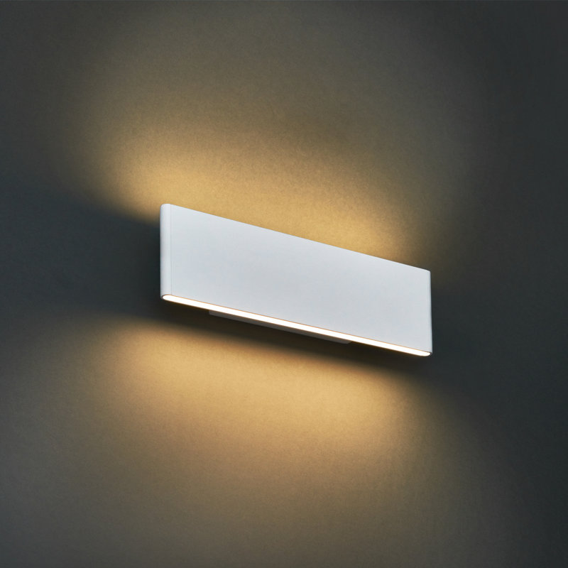 Uckfield 2-Light LED Flush Mount, White